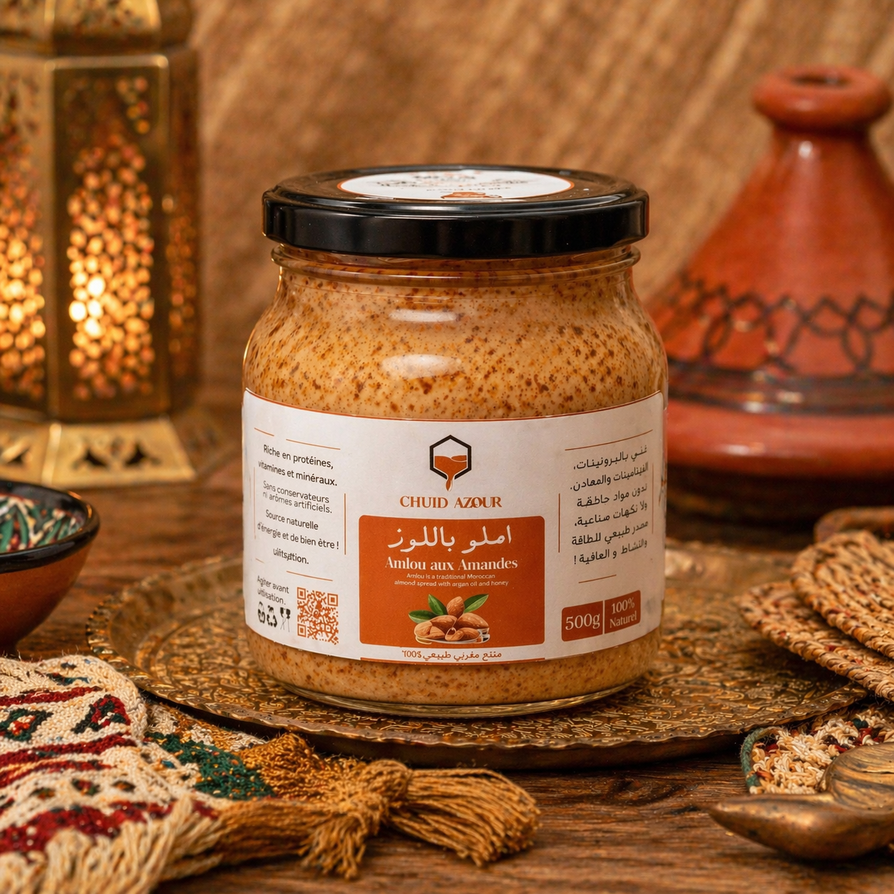 Amlou du Maroc – Pâte à tartiner traditionnelle haut de gamme