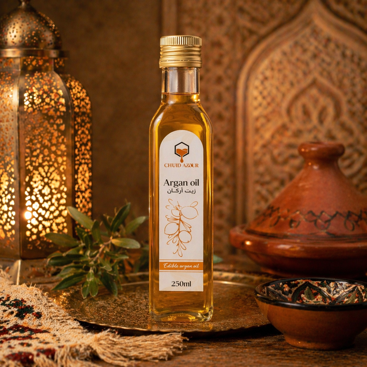 Huile d’Argan Alimentaire du Maroc – 250ml
